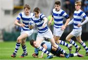29 March 2017; Shane Murray of Blackrock College makes a break during the Bank of Ireland Leinster Schools Junior Cup Final Replay between St. Michaels College and Blackrock College at Donnybrook Stadium in Dublin. Photo by Ramsey Cardy/Sportsfile