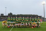 29 March 2017; The Kerry squad prior to the EirGrid Munster GAA Football U21 Championship Final match between Cork and Kerry at Páirc Ui Rinn in Cork. Photo by Stephen McCarthy/Sportsfile