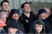 29 March 2017; Former Cork senior football manager Billy Morgan, left, and former Kerry senior footballer Tomas O Se in attendance at the EirGrid Munster GAA Football U21 Championship Final match between Cork and Kerry at Páirc Ui Rinn in Cork. Photo by Stephen McCarthy/Sportsfile