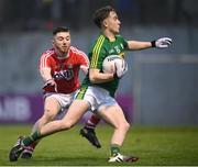 29 March 2017; Cathal Bambury of Kerry in action against Sean Daly of Cork during the EirGrid Munster GAA Football U21 Championship Final match between Cork and Kerry at Páirc Ui Rinn in Cork. Photo by Stephen McCarthy/Sportsfile