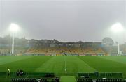 11 September 2011; A general view of Stadium Taranaki as the rain pours down before the game. 2011 Rugby World Cup, Pool C, Ireland v USA, Stadium Taranaki, New Plymouth, New Zealand. Picture credit: Brendan Moran / SPORTSFILE