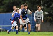 11 September 2011; Darragh McCormack, right, in action against Jack Gaffey during the Leinster Rugby Club Open Day. St. Mary's RFC, Templeville Road, Co. Dublin. Picture credit: Barry Cregg / SPORTSFILE