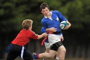 11 September 2011; Aaron Wedick, right, in action against Luke Maher during the Leinster Rugby Club Open Day. St. Mary's RFC, Templeville Road, Co. Dublin. Picture credit: Barry Cregg / SPORTSFILE