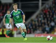 26 March 2017; Jamie Ward of Northern Ireland during the FIFA World Cup Qualifer Group C match between Northern Ireland and Norway at Windsor Park in Belfast. Photo by Oliver McVeigh/Sportsfile