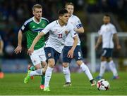 26 March 2017; Tarik Elyounoussi of Norway during the FIFA World Cup Qualifer Group C match between Northern Ireland and Norway at Windsor Park in Belfast. Photo by Oliver McVeigh/Sportsfile
