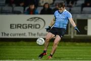 29 March 2017; Con O'Callaghan of Dublin takes a free during the EirGrid Leinster GAA Football U21 Championship Final match between Dublin and Offaly at O'Moore Park in Portlaoise, Co Laois. Photo by Piaras Ó Mídheach/Sportsfile