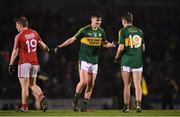 29 March 2017; Sean O’Shea, left, and Conor Geaney of Kerry celebrate after the EirGrid Munster GAA Football U21 Championship Final match between Cork and Kerry at Páirc Ui Rinn in Cork. Photo by Stephen McCarthy/Sportsfile