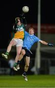 29 March 2017; Kyle Higgins of Offaly in action against Aaron Byrne of Dublin during the EirGrid Leinster GAA Football U21 Championship Final match between Dublin and Offaly at O'Moore Park in Portlaoise, Co Laois. Photo by Piaras Ó Mídheach/Sportsfile