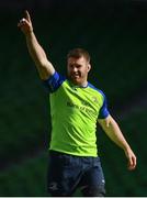 31 March 2017; Sean O'Brien of Leinster during the captain's run at the Aviva Stadium in Dublin. Photo by Ramsey Cardy/Sportsfile