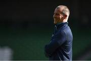 31 March 2017; Leinster senior coach Stuart Lancaster during the captain's run at the Aviva Stadium in Dublin. Photo by Ramsey Cardy/Sportsfile
