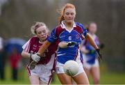 31 March 2017; Laura Furey of St. Columbas in action against Gemma Coll of Colaiste Bhaile Chláir during the Lidl All Ireland PPS Junior C Championship final match between Colaiste Bhaile Chláir and St. Columbas at Connolly Park in Sligo. Photo by Sam Barnes/Sportsfile