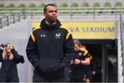 31 March 2017; Kurtley Beale of Wasps during the captain's run at the Aviva Stadium in Dublin. Photo by Ramsey Cardy/Sportsfile