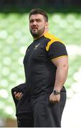 31 March 2017; Marty Moore of Wasps during the captain's run at the Aviva Stadium in Dublin. Photo by Ramsey Cardy/Sportsfile