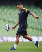 31 March 2017; Nathan Hughes of Wasps during the captain's run at the Aviva Stadium in Dublin. Photo by Ramsey Cardy/Sportsfile