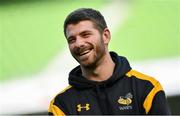 31 March 2017; Willie le Roux of Wasps during the captain's run at the Aviva Stadium in Dublin. Photo by Ramsey Cardy/Sportsfile