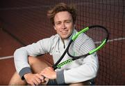 31 March 2017; Peter Bothwell pictured during the Irish Davis Cup team media day at the National Tennis Centre in DCU, Dublin. Photo by Cody Glenn/Sportsfile