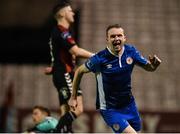31 March 2017; Conan Byrne of St Patrick's Athletic celebrates scoring his side's third goal during the SSE Airtricity League Premier Division match between Bohemians and St Patrick's Athletic at Dalymount Park in Dublin. Photo by Cody Glenn/Sportsfile