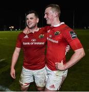 31 March 2017; Conor Oliver and Stephen Fitzgerald of Munster A celebrate after the British & Irish Cup semi-final match between Munster A and Ealing Trailfinders at CIT in Cork. Photo by Matt Browne/Sportsfile