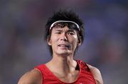 29 August 2011; Daichi Sawano, Japan, during the Final of the Men's Pole Vault event. IAAF World Championships - Day 3, Daegu Stadium, Daegu, Korea. Picture credit: Stephen McCarthy / SPORTSFILE
