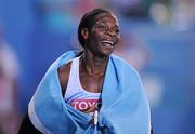 29 August 2011; Amantle Montsho, Botswana, after winning the Women's 400m Final event in a time of 49.56. IAAF World Championships - Day 3, Daegu Stadium, Daegu, Korea. Picture credit: Stephen McCarthy / SPORTSFILE