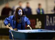 31 March 2017; Limerick FC supporter Grace Lynch, aged 10, assists ground staff after the SSE Airtricity League Premier Division match between Limerick FC and Cork City at The Markets Field in Limerick. Photo by Diarmuid Greene/Sportsfile