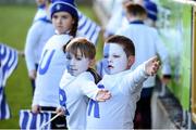 31 March 2017; Limerick FC supporters Oisin Heneghan, aged 7, left, and Scott Allen, aged 6, greet players before the SSE Airtricity League Premier Division match between Limerick FC and Cork City at The Markets Field in Limerick. Photo by Diarmuid Greene/Sportsfile