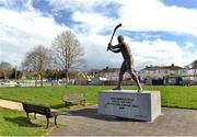 31 March 2017; A general view of the site of the first All-Ireland Senior Hurling Championship Final. The final for the inaugural 1887 championship was played on Sunday 1st of April 1988. Thurles, representing Tipperary, beat Meelick, representing Galway, in what was John Farrell's field, nearby to St Brendan's GAA club in Birr, Co Offaly. Photo by Piaras Ó Mídheach/Sportsfile