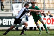 1 April 2017; Sean O’Brien of Connacht in action against Gideon Koegelenberg of Zebre during the Guinness PRO12 Round 3 match between Zebre Rugby and Connacht Rugby at the Stadio Sergio Lanfranchi in Parma, Italy. Photo by Roberto Bregani/Sportsfile