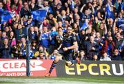 1 April 2017; Jack Conan of Leinster goes over to score his side's second try during the European Rugby Champions Cup Quarter-Final match between Leinster and Wasps at the Aviva Stadium in Dublin. Photo by Stephen McCarthy/Sportsfile