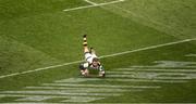 1 April 2017; Willie Le Roux of Wasps dives in for a try which was subsequently ruled no try, as he had failed to ground it properly, during the European Rugby Champions Cup Quarter-Final match between Leinster and Wasps at the Aviva Stadium in Dublin. Photo by Ray McManus/Sportsfile