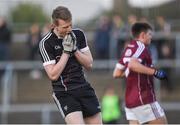 1 April 2017; Stephen Connolly of Sligo reacts to a missed opportunity during the EirGrid Connacht GAA Football U21 Championship Final match between Galway and Sligo at Markievicz Park in Sligo.  Photo by David Fitzgerald/Sportsfile