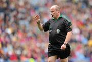 11 September 2011; Mike O'Kelly, referee. All-Ireland Senior Camogie Championship Final in association with RTE Sport, Galway v Wexford, Croke Park, Dublin. Picture credit: Brian Lawless / SPORTSFILE
