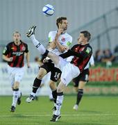 16 September 2011; Anto Flood, Bohemians, in action against Greg Bolger, Dundalk. FAI Ford Cup Quarter-final, Dundalk v Bohemians, Oriel Park, Dundalk, Co Louth. Picture credit: Matt Browne / SPORTSFILE