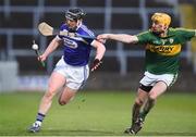 1 April 2017; John Lennon of Laois in action against Tom Murnane of Kerry during the Allianz Hurling League Division 1B Relegation Play-Off match between Laois and Kerry at O'Moore Park, in Portlaoise. Photo by Matt Browne/Sportsfile