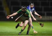 1 April 2017; Darren Dineen of Kerry in action against Aidan Corby of Laois during the Allianz Hurling League Division 1B Relegation Play-Off match between Laois and Kerry at O'Moore Park, in Portlaoise. Photo by Matt Browne/Sportsfile