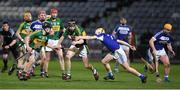 1 April 2017; Colum Harty of Kerry in action against Sean Downey of Laois during the Allianz Hurling League Division 1B Relegation Play-Off match between Laois and Kerry at O'Moore Park, in Portlaoise. Photo by Matt Browne/Sportsfile