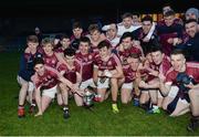 1 April 2017; Galway players celebrate with the cup after the EirGrid Connacht GAA Football U21 Championship Final match between Galway and Sligo at Markievicz Park in Sligo. Photo by Piaras Ó Mídheach/Sportsfile