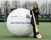 2 April 2017; GAA Healthy Club Ulster Roadshow- inspiring GAA clubs to become hubs for health.  Pictured at the GAA Ulster Healthy Clubs Roadshow is Anna Geary, former Cork Camogie captain. The GAA Healthy Clubs Project (HCP), in partnership with Irish Life and Healthy Ireland, aims to inspire and empower more GAA clubs to support their members and communities in pursuit of better physical, social, and mental wellbeing.  The Ulster Healthy Club Roadshow is the final part of a series of roadshows that took place across the country since January 2017. For more information about the GAA’s HCP visit: www.gaa.ie/community. Follow: @officialgaa or Like: www.facebook.com/officialgaa/    GAA Healthy Club Roadshow - Ulster at Jordanstown Ulster University, in Belfast. Photo by Oliver McVeigh/Sportsfile
