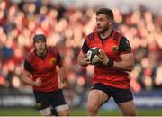 1 April 2017; Jaco Taute of Munster in action during the European Rugby Champions Cup Quarter-Final match between Munster and Toulouse at Thomond Park in Limerick. Photo by Diarmuid Greene/Sportsfile