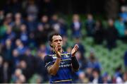 1 April 2017; Leinster's Isa Nacewa following their victory in the European Rugby Champions Cup Quarter-Final match between Leinster and Wasps at Aviva Stadium in Dublin. Photo by Ramsey Cardy/Sportsfile