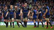1 April 2017; Leinster players during the European Rugby Champions Cup Quarter-Final match between Leinster and Wasps at the Aviva Stadium in Dublin. Photo by Stephen McCarthy/Sportsfile
