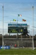 2 April 2017; Scoreboard preparations ahead of the Allianz Football League Division 1 Round 7 match between Kerry and Tyrone at Fitzgerald Stadium in Killarney, Co Kerry. Photo by Cody Glenn/Sportsfile
