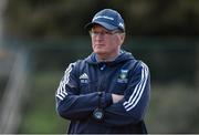 2 April 2017; UCD manager Marty Burke during the Irish Senior Ladies Hockey Cup Final match between UCD and Cork Harlequins at the National Hockey Stadium UCD in Belfield, Dublin. Photo by David Fitzgerald/Sportsfile