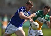 2 April 2017; Donal Kingston of Laois in action against Shane Nally of Offaly during the Allianz Football League Division 3 Round 7 match between Offaly and Laois at O'Connor Park in Tullamore, Co Offaly. Photo by David Maher/Sportsfile