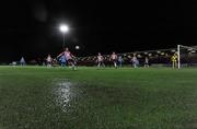 16 September 2011; A general view of action with parts of the pitch waterlogged. 2011 Newstalk A Championship Final, Derry City v UCD, Brandywell Stadium, Derry. Picture credit: Oliver McVeigh / SPORTSFILE