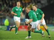 17 September 2011; Keith Earls, Ireland. 2011 Rugby World Cup, Pool C, Australia v Ireland, Eden Park, Auckland, New Zealand. Picture credit: Brendan Moran / SPORTSFILE