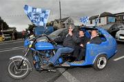 18 September 2011; Dublin supporters travel in style on their way to the match. Supporters at the GAA Football All-Ireland Championship Finals, Croke Park, Dublin. Picture credit: Brian Lawless / SPORTSFILE