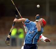 14 April 2002; Darragh Spain of Dublin during the Allianz National Hurling League Division 1 Relegation Play-Off match between Dublin and Derry at Brewster Park in Enniskillen, Fermanagh. Photo by Damien Eagers/Sportsfile