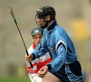 14 April 2002; Stephen Perkins of Dublin during the Allianz National Hurling League Division 1 Relegation Play-Off match between Dublin and Derry at Brewster Park in Enniskillen, Fermanagh. Photo by Damien Eagers/Sportsfile