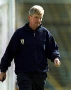 14 April 2002; Galway manager Noel Lane during the Allianz National Hurling League Quarter-Final match between Galway and Tipperary at Semple Stadium in Thurles, Tipperary. Photo by Brendan Moran/Sportsfile